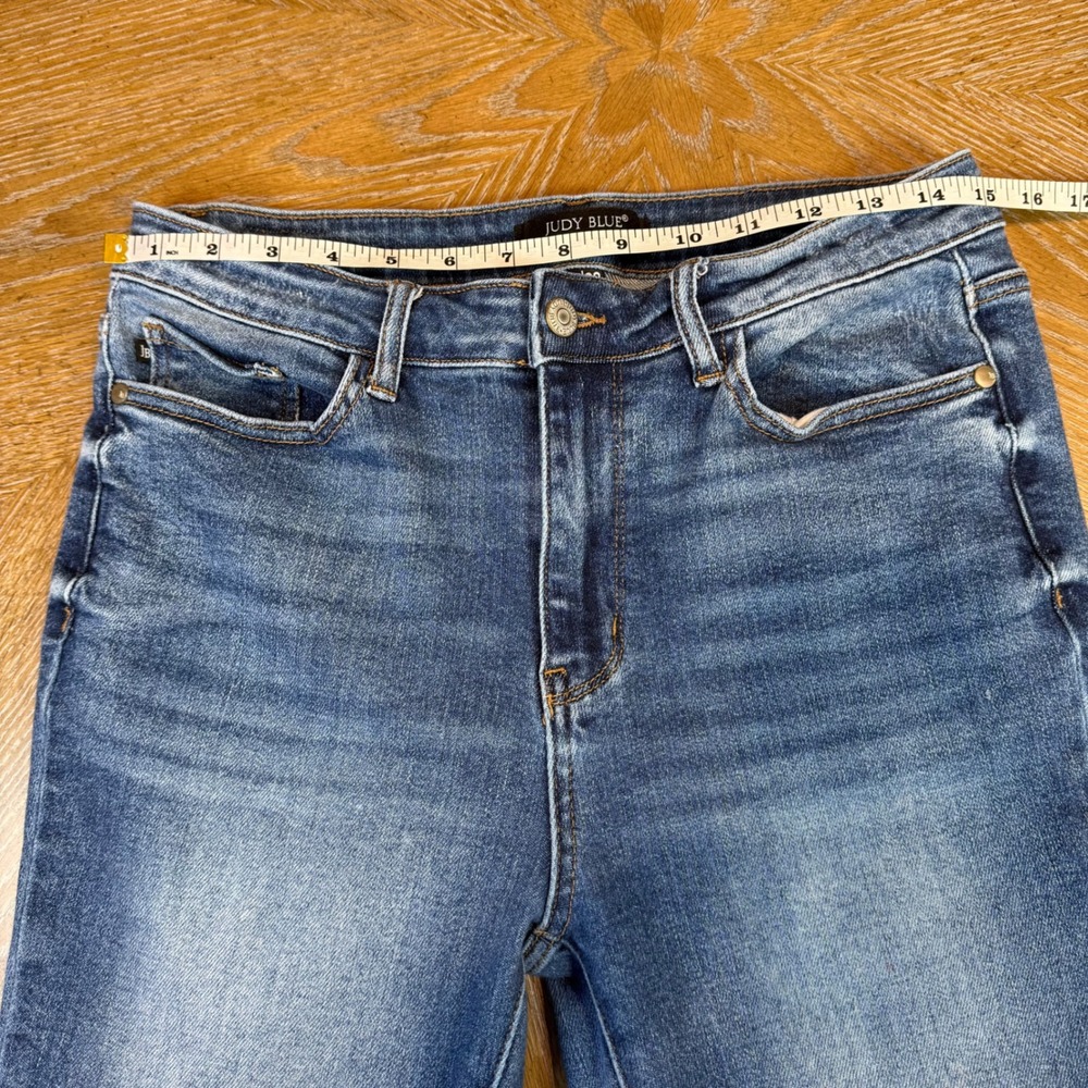 Judy Blue Georgia Panel Flare Jeans Bell Bottoms Size 11/30 - Picture 8 of 10